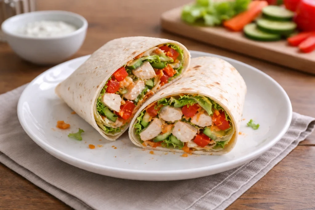 gezonde lunch wrap